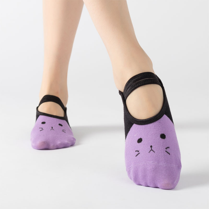 Pilates Yoga Gifts - Urocze skarpetki do jogi z motywem