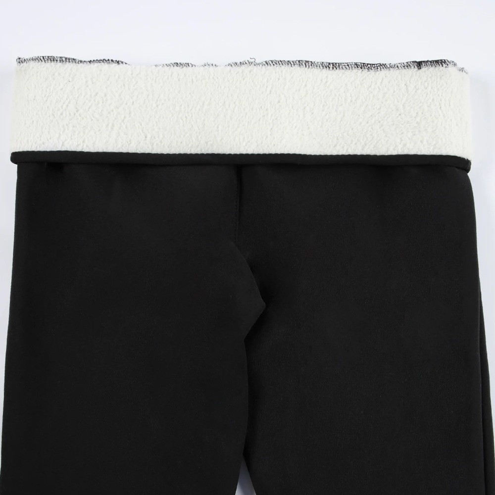 Pilates In Yoga Pants - Modne legginsy z wysokim stanem, ocieplane