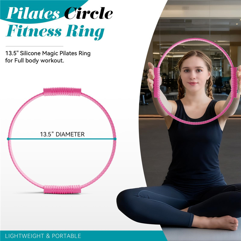 Pilates Ring Magic - Ekologiczny silikonowy pierścień do jogi z