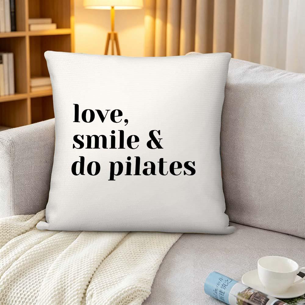 Poszewka na poduszkę Love Smil – Pilates Yoga Gifts recenzja i cena
