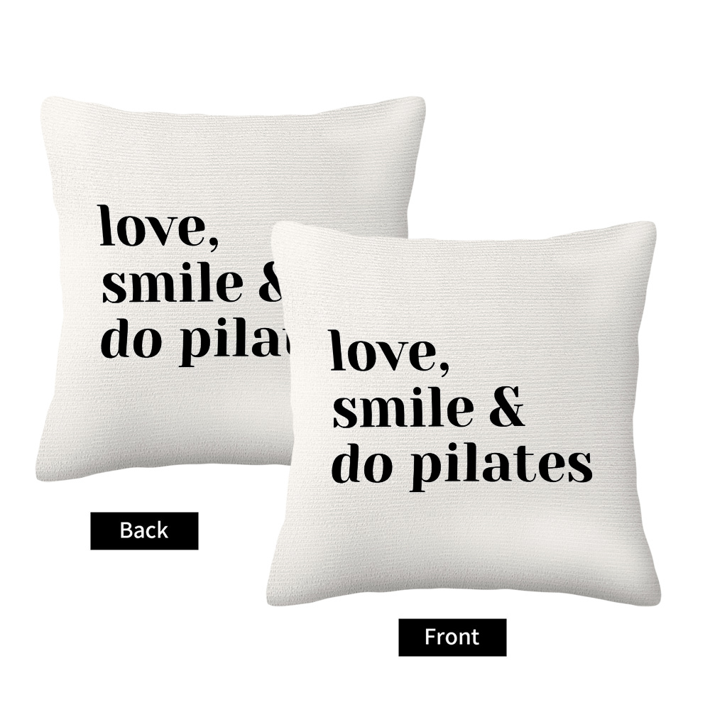 Poszewka na poduszkę Love Smil – Pilates Yoga Gifts recenzja i cena