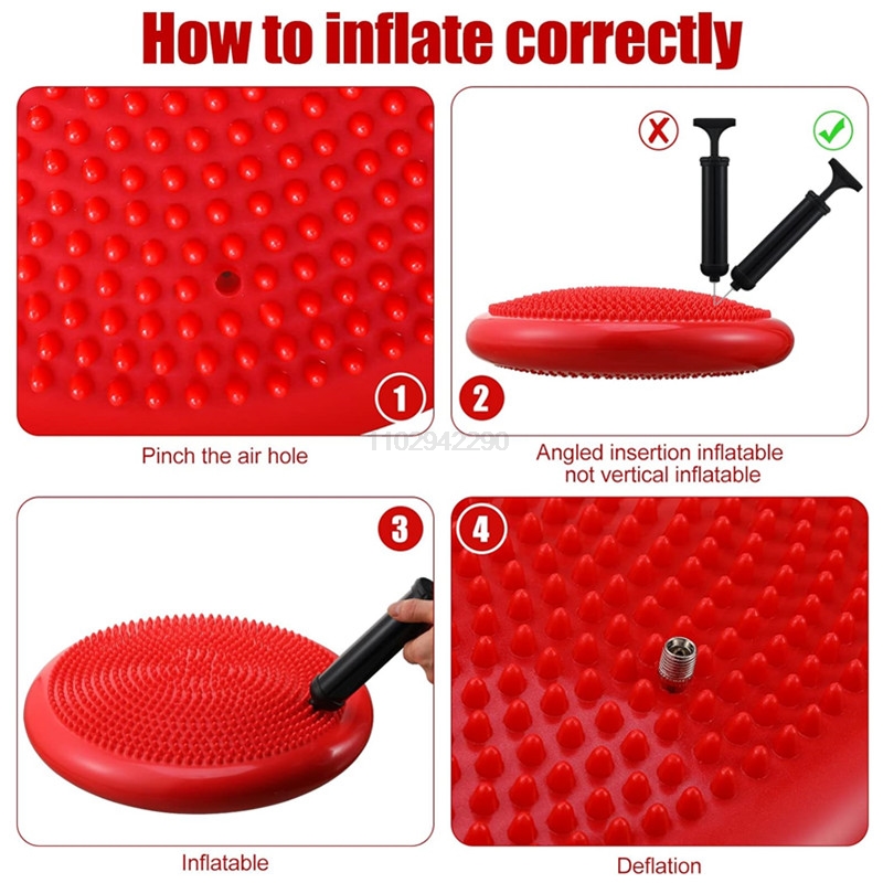 13,5 cala / 34 cm Nadmuchiwana – Exercise Disc Inflatable recenzja i cena