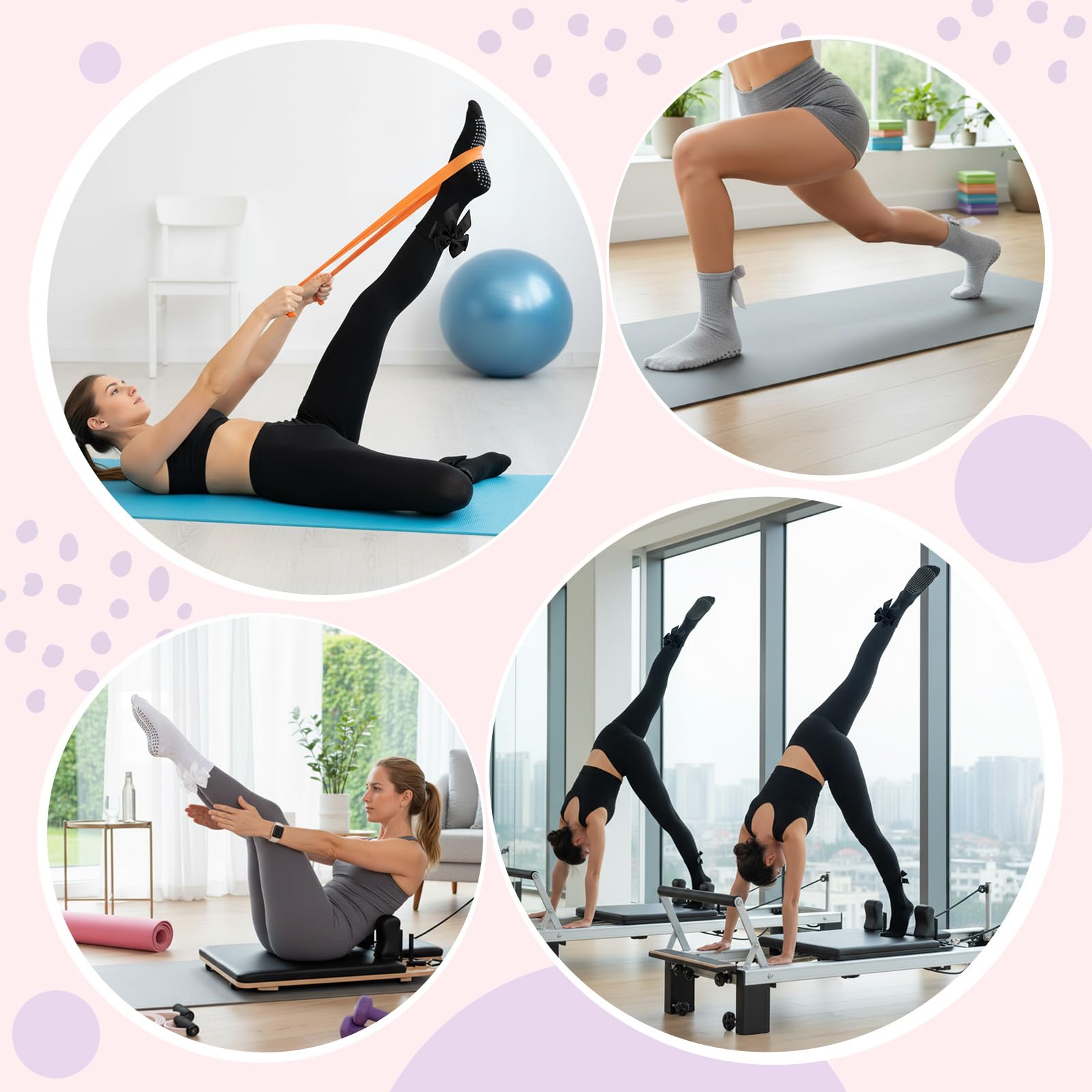 3 pary damskich antypoślizgowy – Pilates Yoga Gifts recenzja i cena
