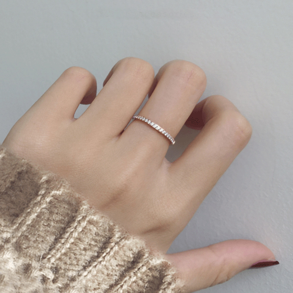 2mm Iced Out pierścionek z cyr – Pilates Ring Magic recenzja i cena